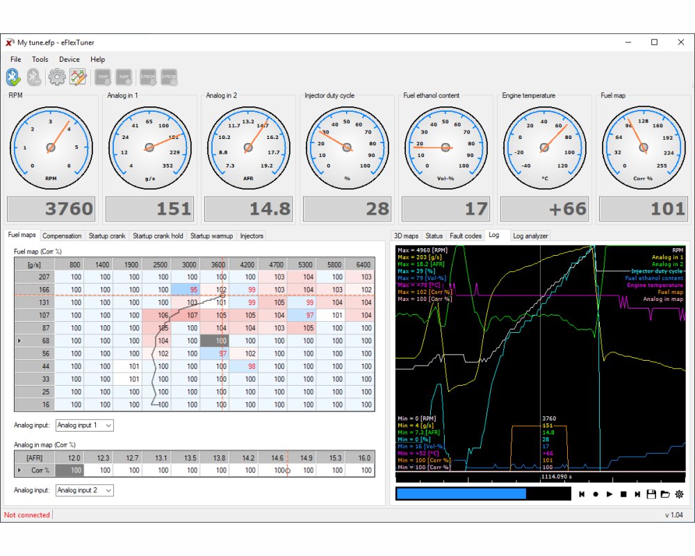 eFlexTuner Logger